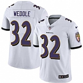 Nike Baltimore Ravens #32 Eric Weddle White NFL Vapor Untouchable Limited Jersey,baseball caps,new era cap wholesale,wholesale hats